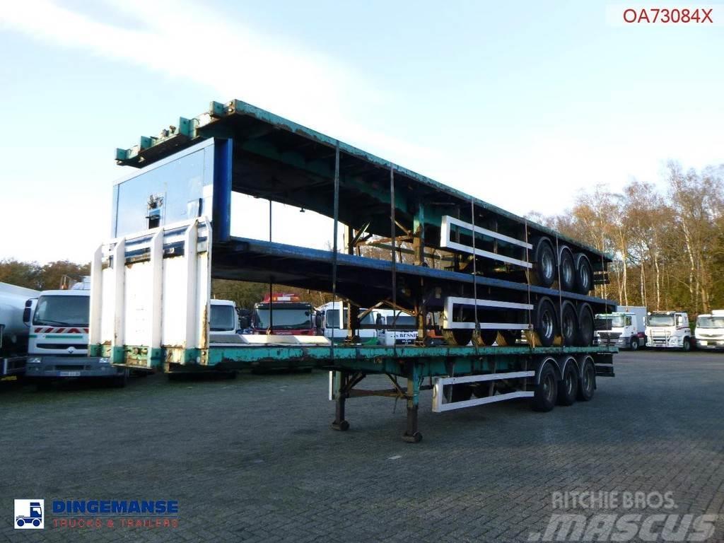 SDC Stack - 3 x platform trailer 13.6 m / 39 t Poluprikolice sa otvorenim sandukom