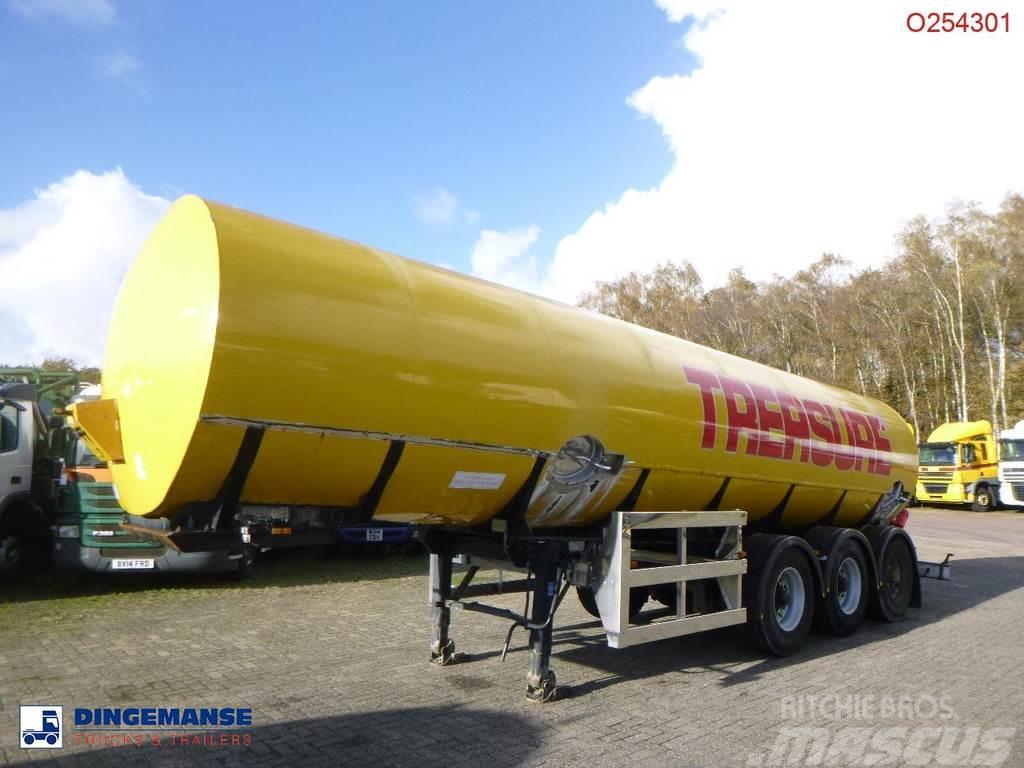  Crane Fruehauf Food (beer) tank inox 30 m3 / 2 com Tanker poluprikolice