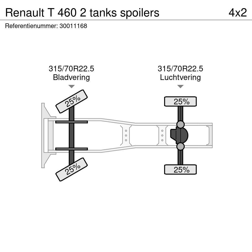 Renault T 460 2 tanks spoilers Traktorske jedinice