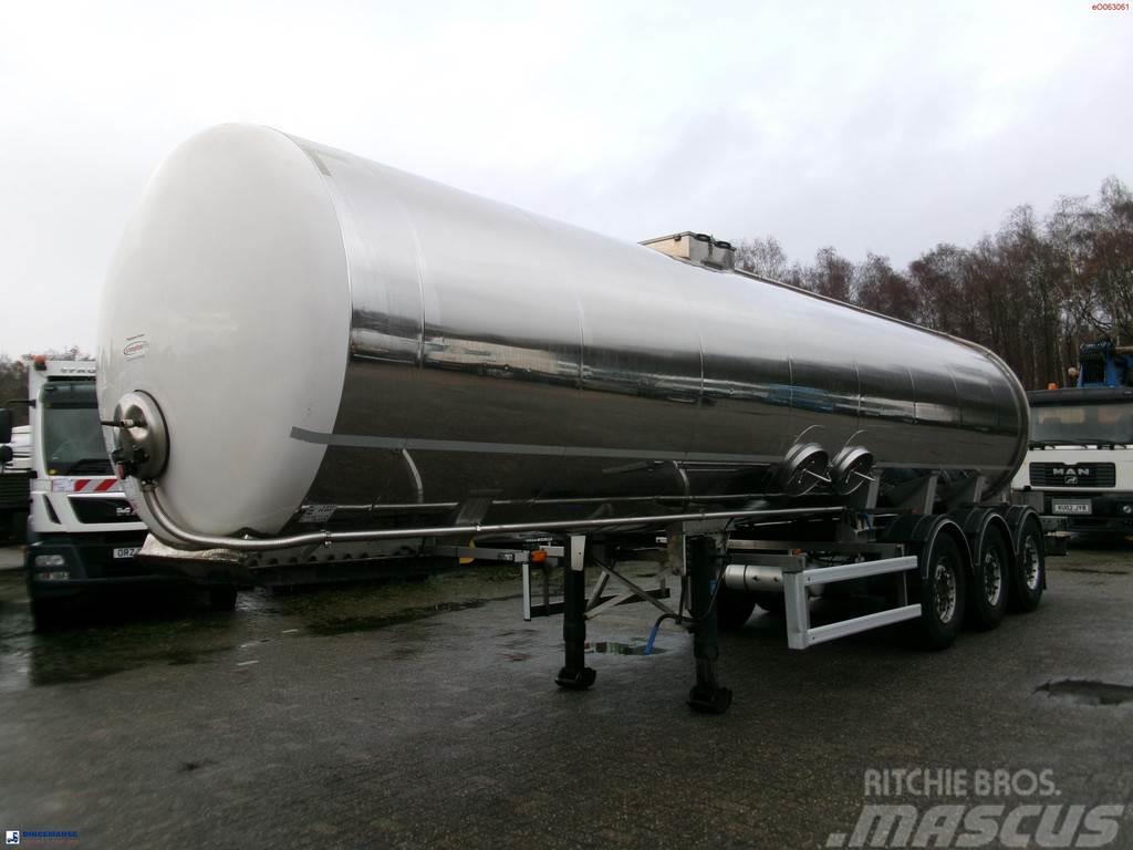 Maisonneuve Food tank inox 30 m3 / 1 comp Tanker poluprikolice