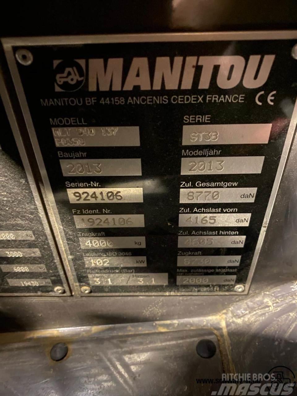 Manitou MLT 840-137 *neue Reifen* Teleskopske podizne platforme