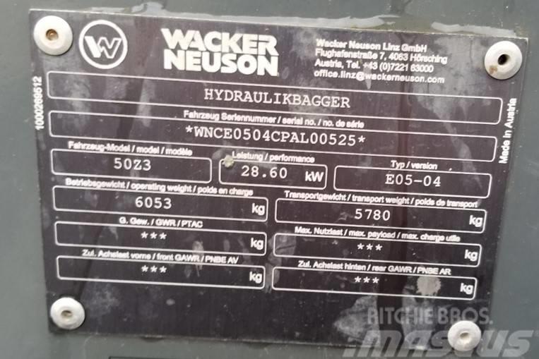 Wacker Neuson 50Z3 Bageri gusjeničari