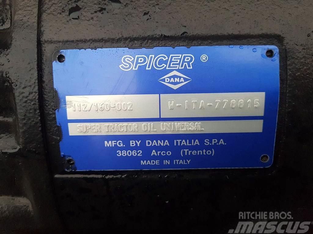 Redrock TH301-Spicer Dana 112/160-002-Axle/Achse/As Osi