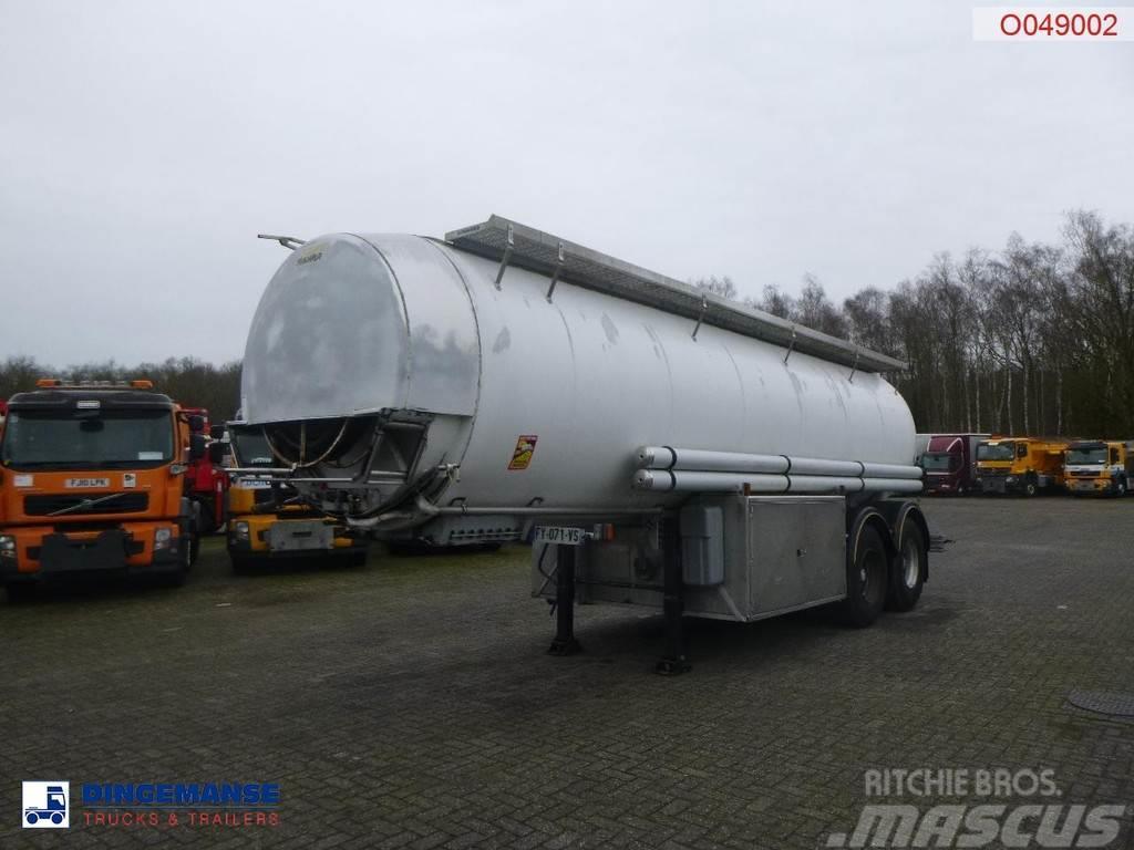 Magyar Oil tank inox 20 m3 / 11 comp + pump/counter Tanker poluprikolice