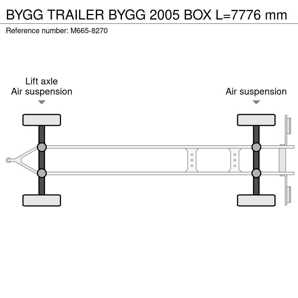  Bygg TRAILER BYGG 2005 BOX L=7776 mm Sanduk prikolice