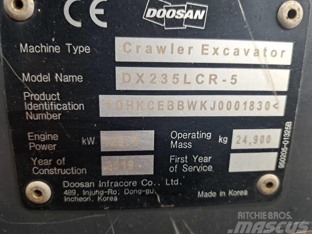 Doosan DX 235 LCR-5 Bageri gusjeničari