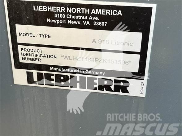 Liebherr A918 COMPACT LITRONIC Bageri na kotačima