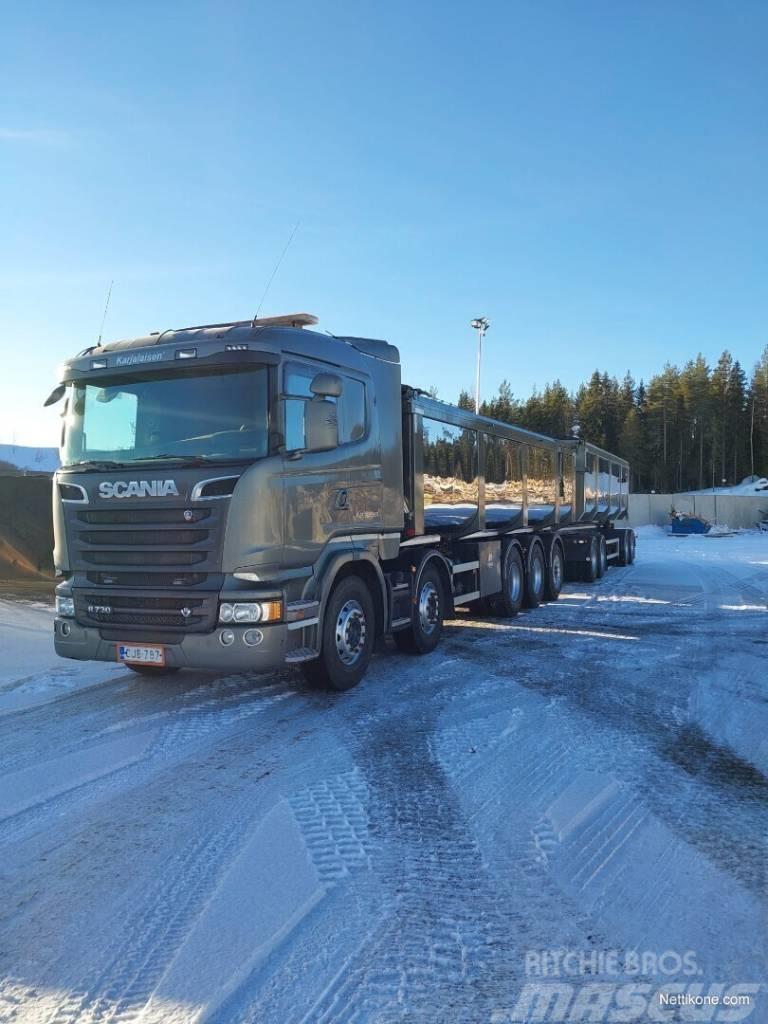 Scania R730 - 58 m3 yhdistelmä LB10x4*6HNB Kiper kamioni