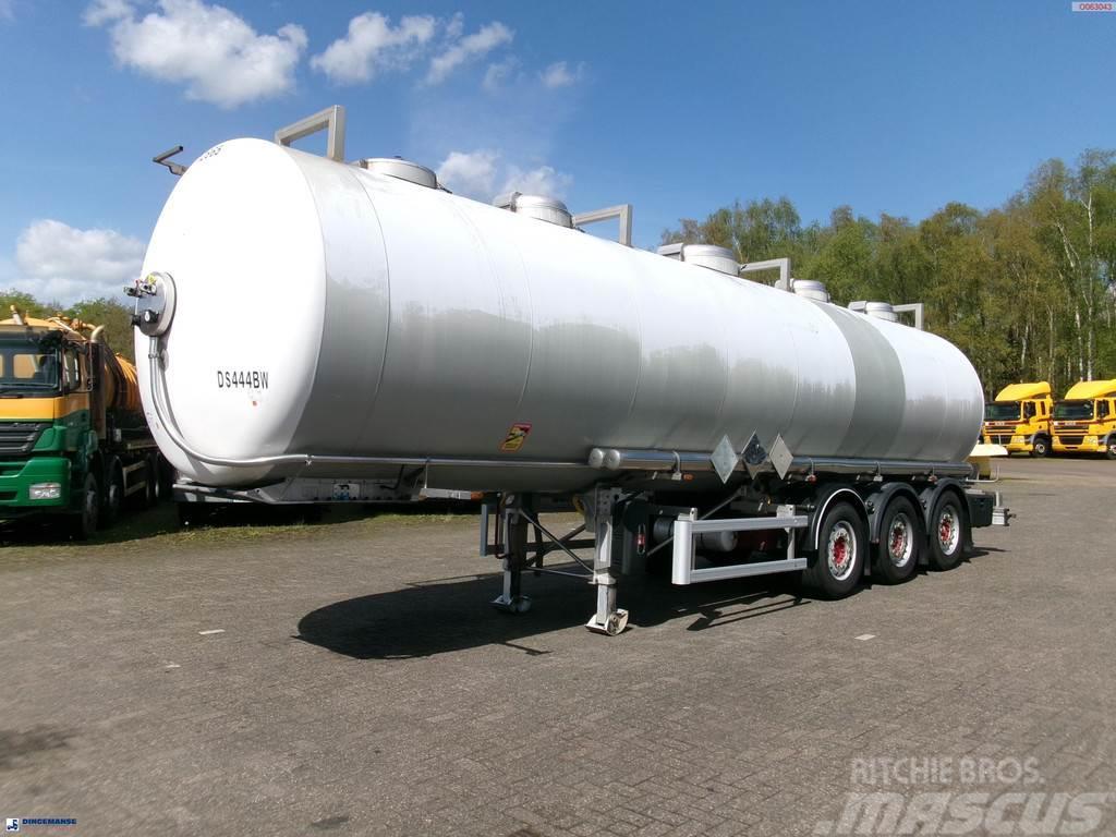 Maisonneuve Chemical tank inox L4BH 33.4 m3 / 1 comp Tanker poluprikolice