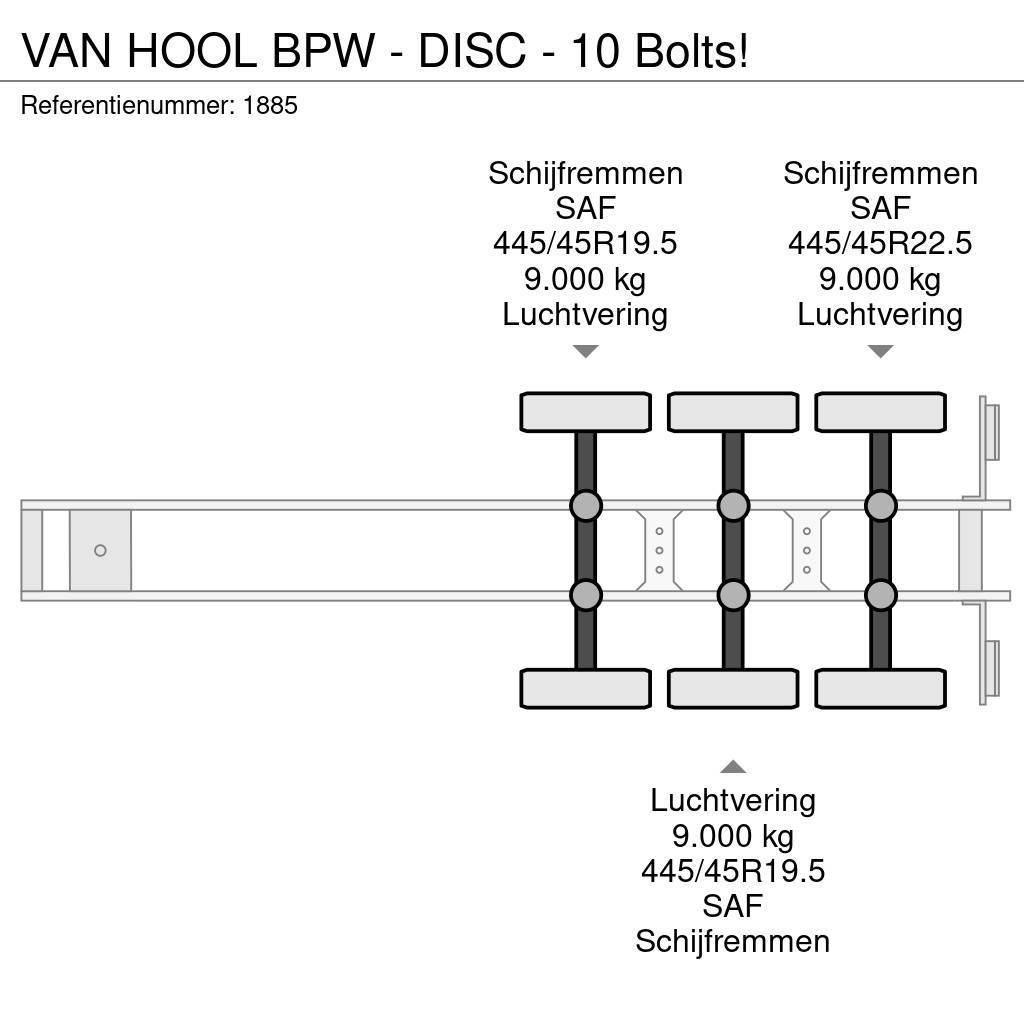 Van Hool BPW - DISC - 10 Bolts! Poluprikolice sa ceradom