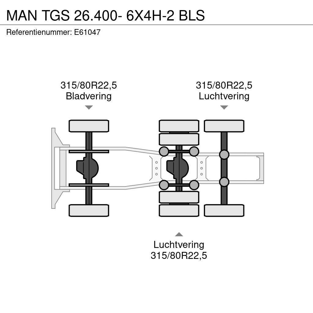 MAN TGS 26.400- 6X4H-2 BLS Traktorske jedinice