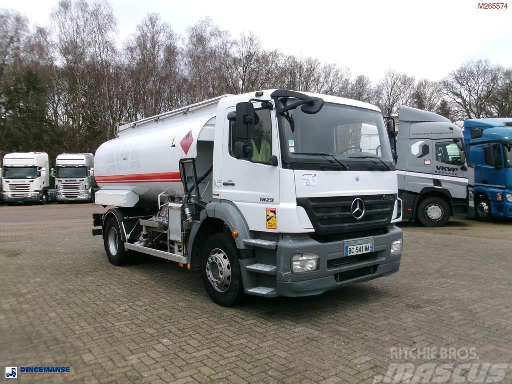 Mercedes-Benz Axor 1829 4x2 steel fuel tank 13 m3 / 5 comp / ADR Kamioni cisterne