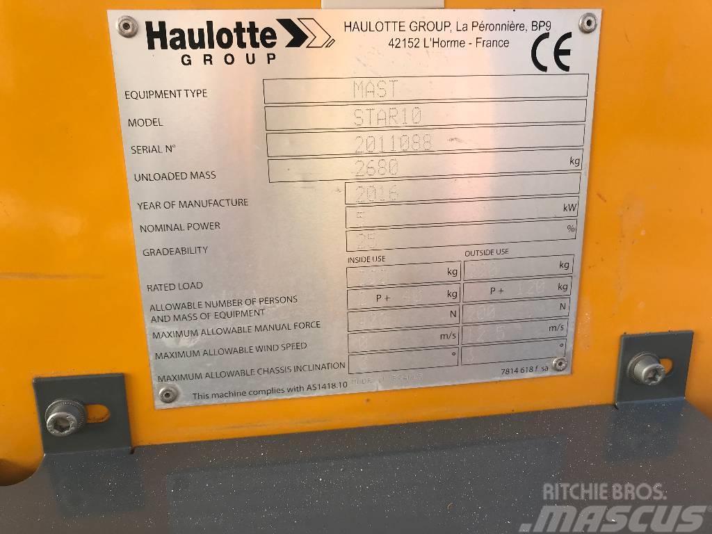 HAULOTTE STAR 10 - NEW BATTERIES Vertikalne radne podizne platforme