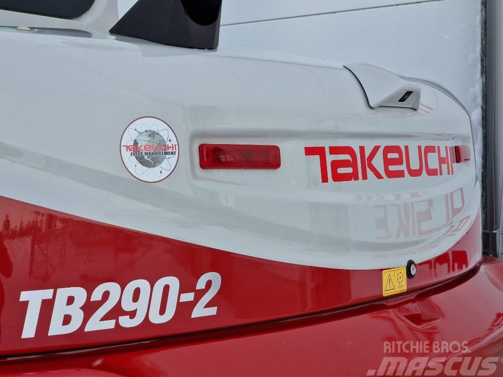 Takeuchi TB290-2 2PC med SMP rotortilt Mini bageri <7t