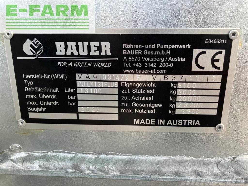 Bauer poly 131 Tanker poluprikolice