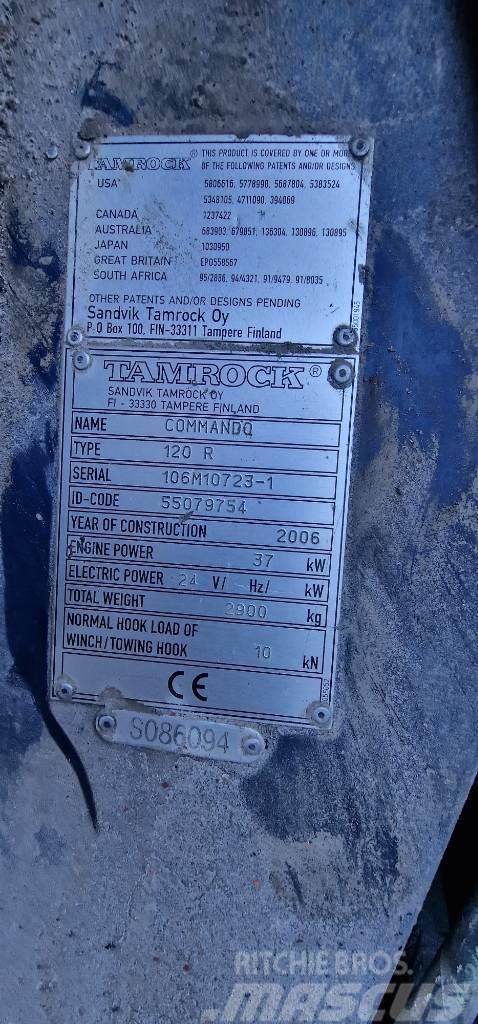 Tamrock Commando 120R Svrdla za površinske bušilice