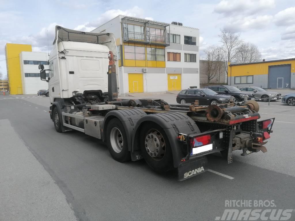 Scania R580 V8 AJK HYDROLIFT, HL20-6180 Rol kiper kamioni s kukama za dizanje