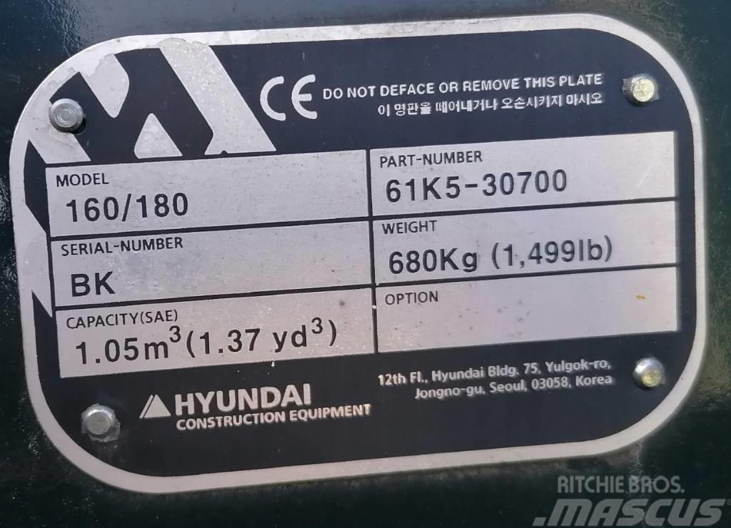 Hyundai 1.05m3_HX180 Kašike / Korpe