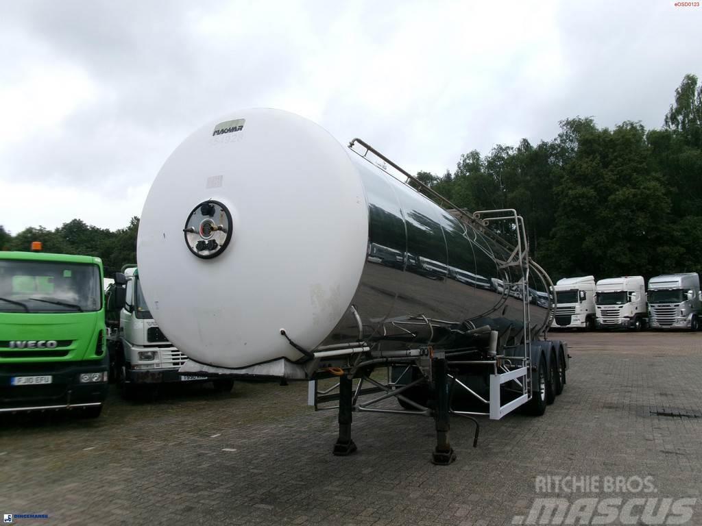 Magyar Food tank inox 30 m3 / 1 comp Tanker poluprikolice