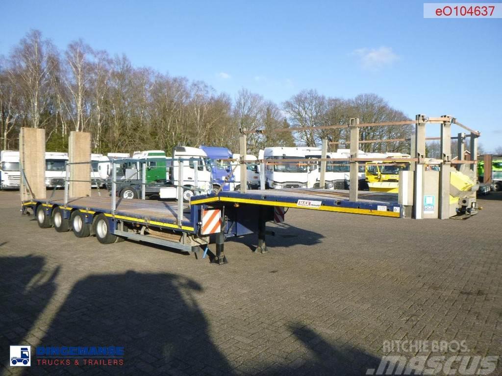 Faymonville 4-axle semi-lowbed trailer 60 t + ramps Nisko-utovarne poluprikolice