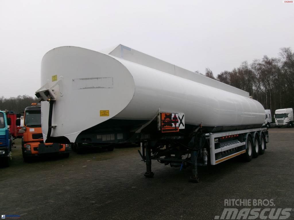  Lakeland Fuel tank alu 42.8 m3 / 6 comp + pump Tanker poluprikolice