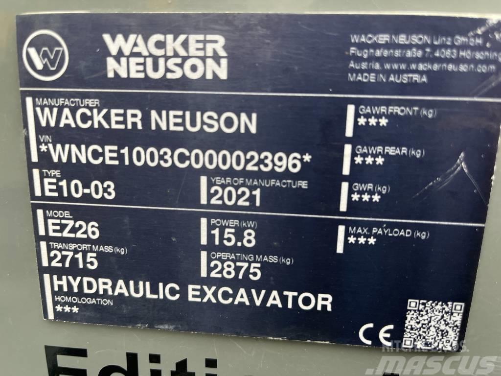 Wacker Neuson EZ 26 Mini bageri <7t