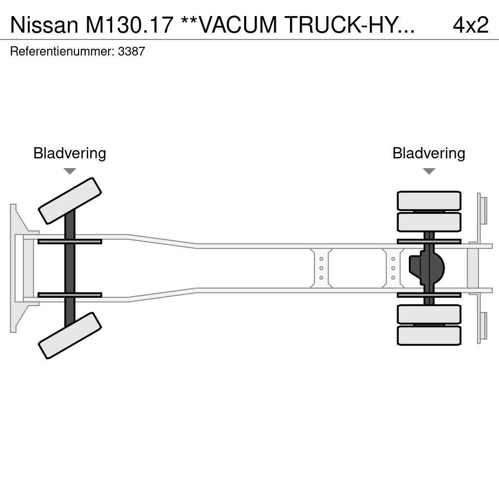 Nissan M130.17 **VACUM TRUCK-HYDROCUREUR-BELGIAN TRUCK** Kombiji / vakuumski kamioni