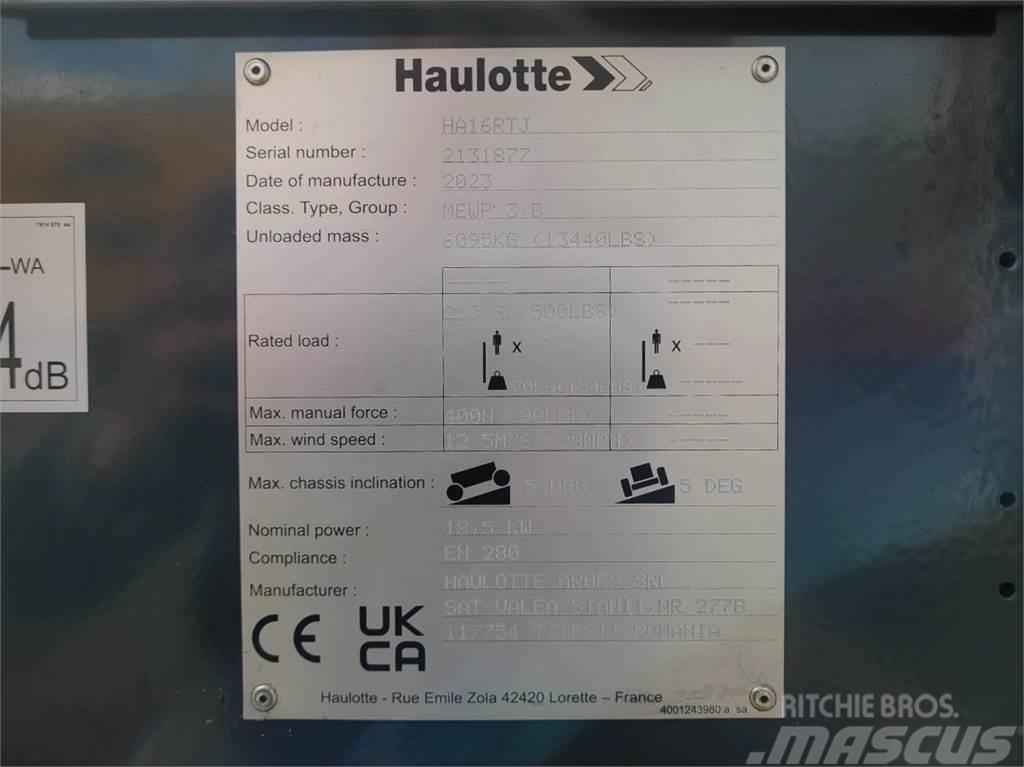 Haulotte HA16RTJ Valid Inspection, *Guarantee! Diesel, 4x4 Zglobne podizne platforme