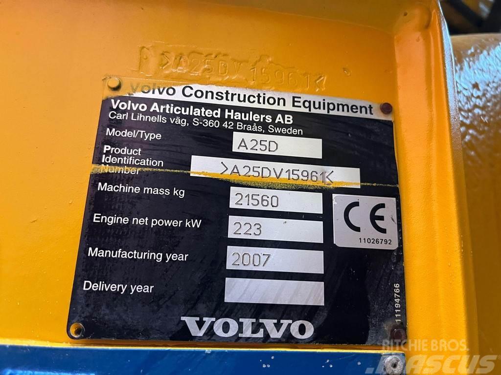 Volvo A 25 D 6x6 Demperi za gradilišta