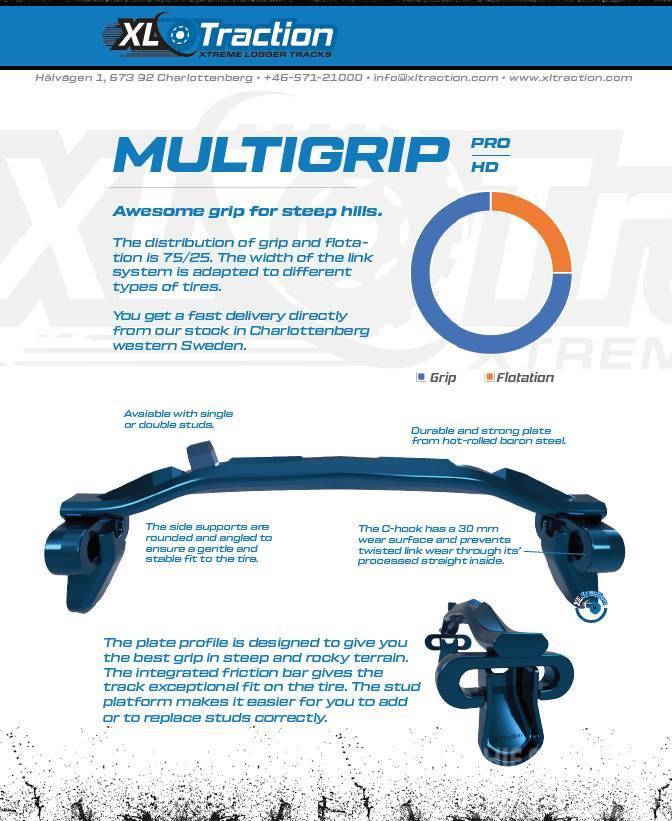 XL Tracks UNI + Multigrip 710-26.5" TRS2 /  FKF Gusjenice, lanci i podvozje