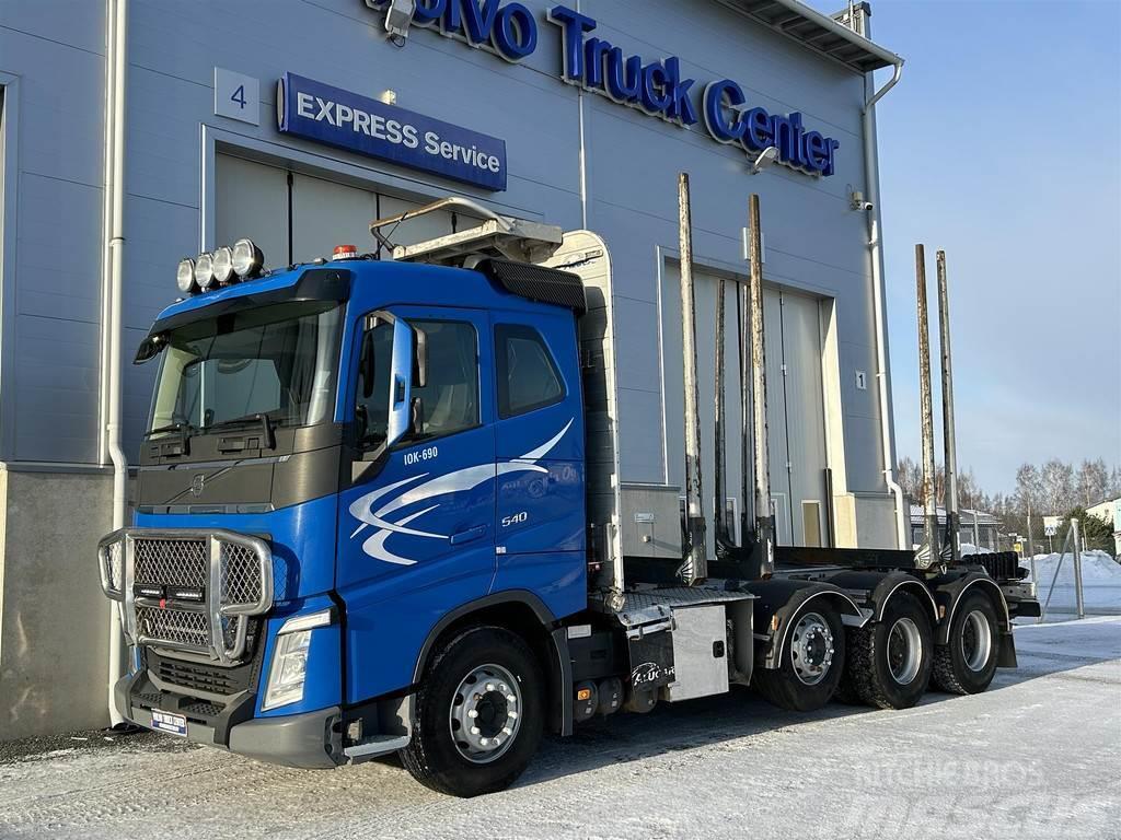 Volvo FH FH16 540 Euro 6 8x4 puuauto 2018 Kamioni za drva