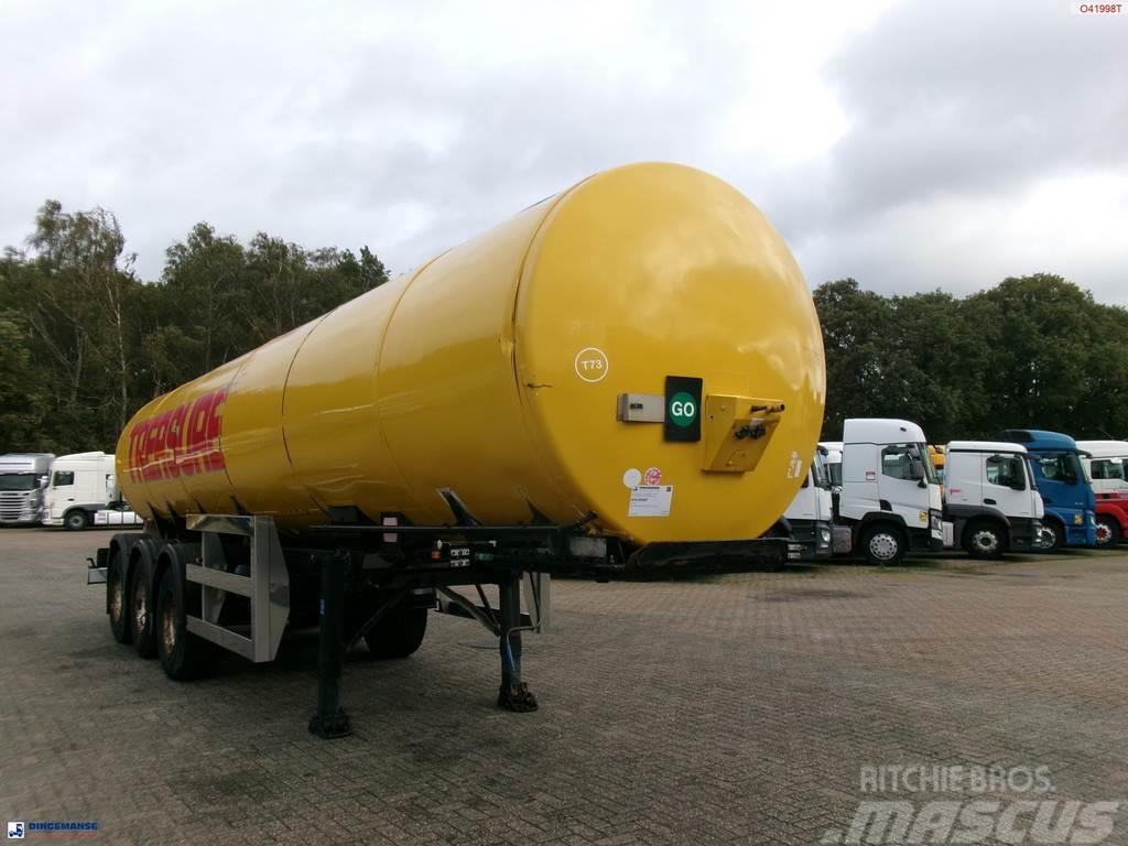  Clayton Food (beer) tank inox 30 m3 / 1 comp Tanker poluprikolice