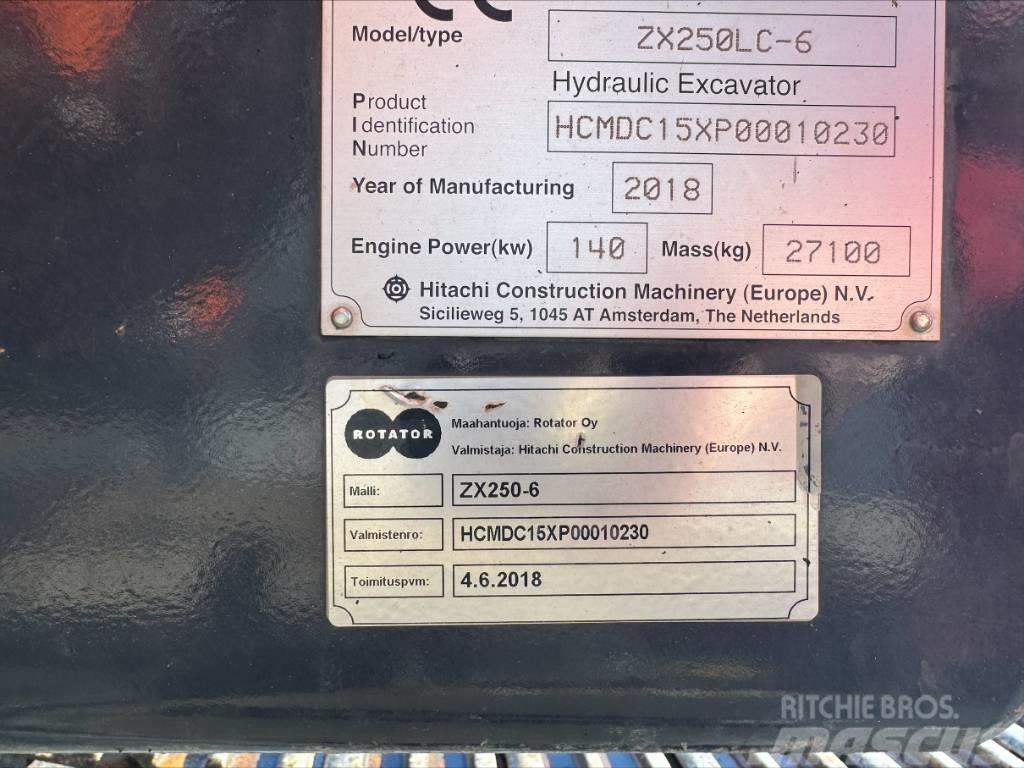 Hitachi ZX 250 LC N-6 Bageri gusjeničari
