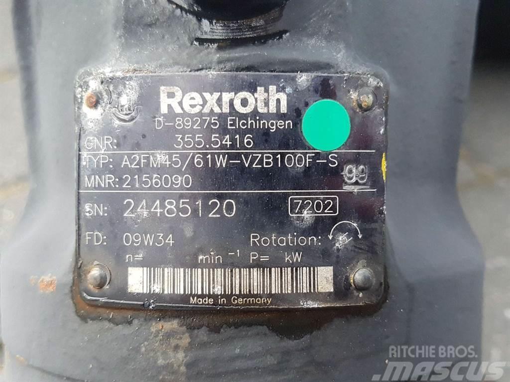 Rexroth A2FM45/61W-R902156090-Drive motor/Fahrmotor Hidraulika