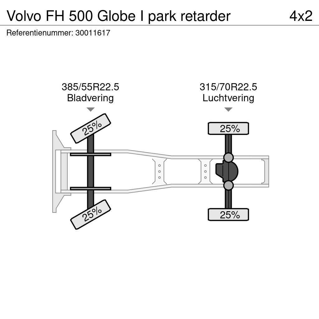 Volvo FH 500 Globe I park retarder Traktorske jedinice