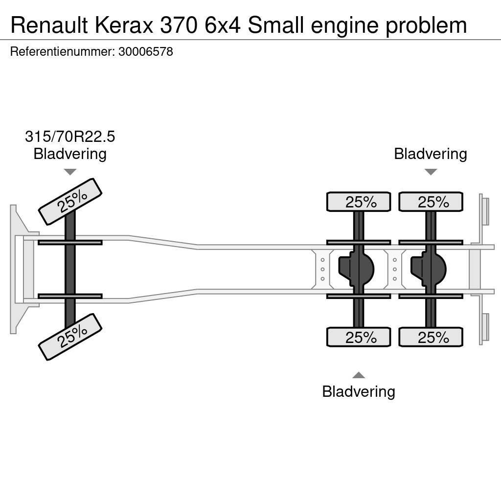 Renault Kerax 370 6x4 Small engine problem Kamioni-šasije