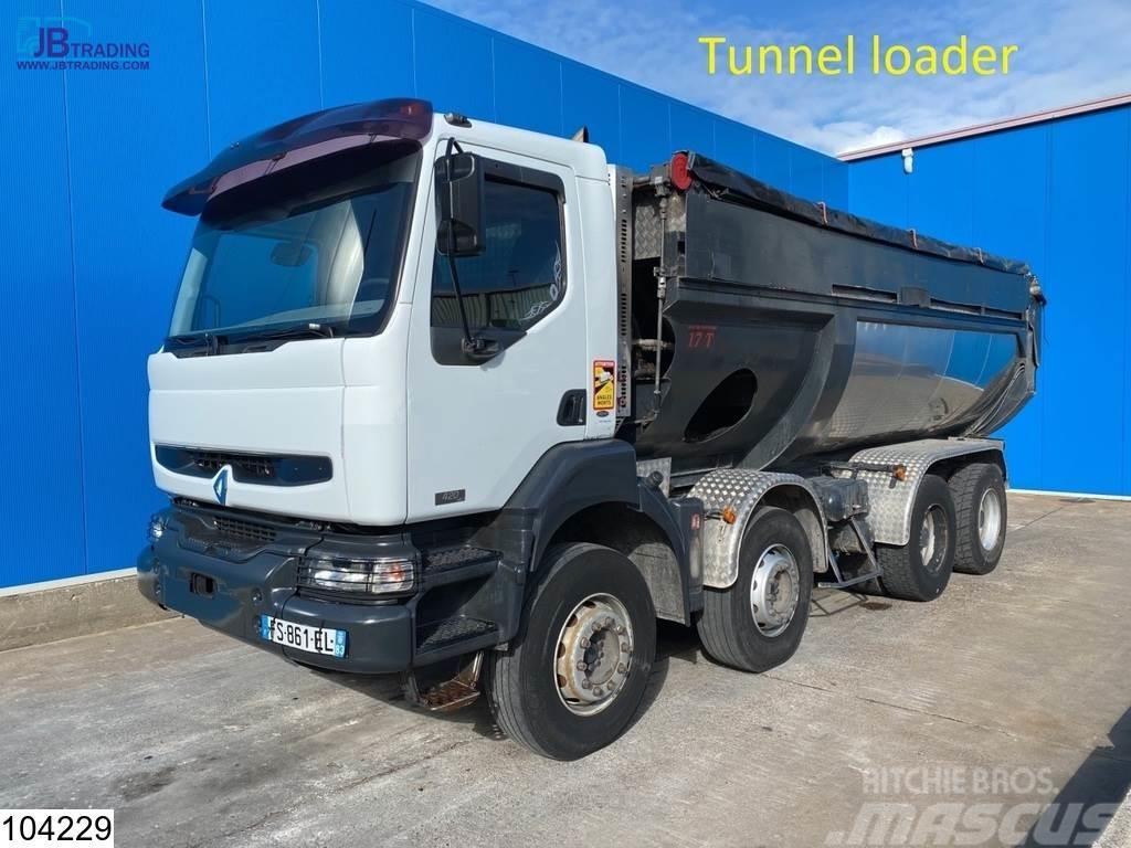 Renault Kerax 420 8x4,Tunnel loader,Retarder,Steel suspens Kiper kamioni