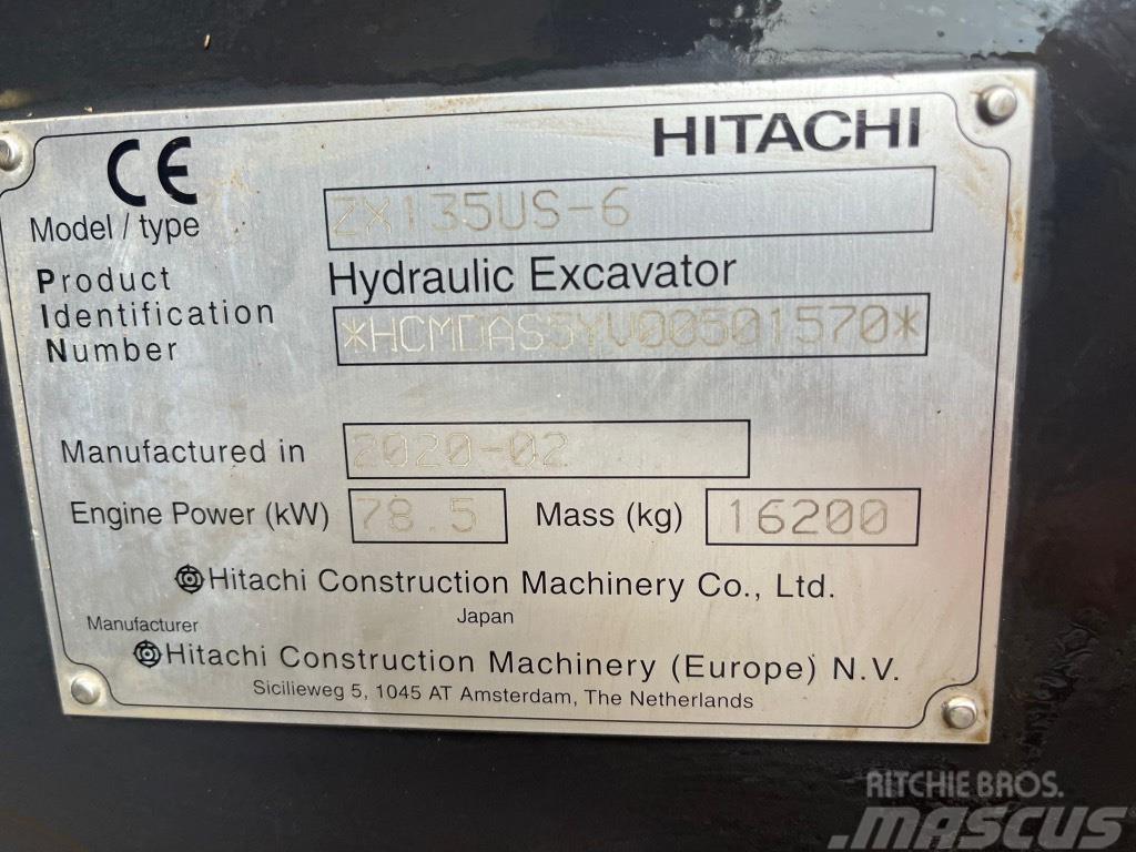 Hitachi ZX 135 US-6 Bageri gusjeničari