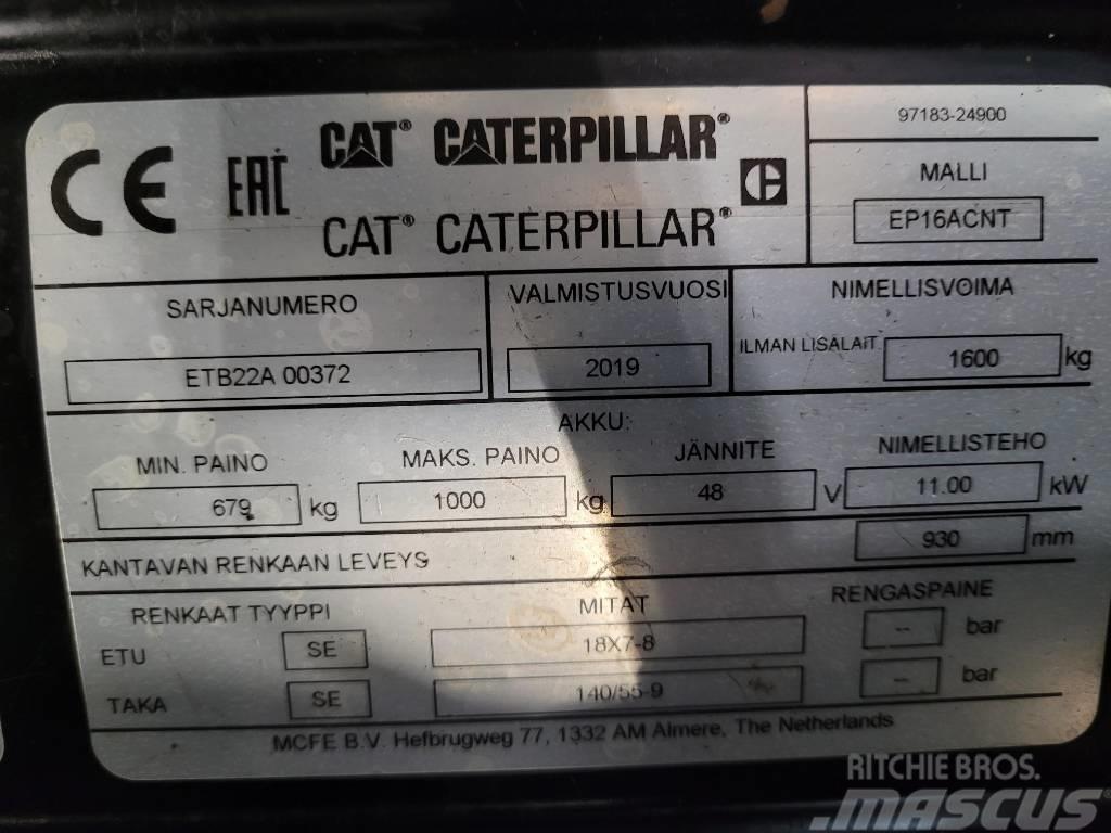 CAT EP16ACNT Električni viličari