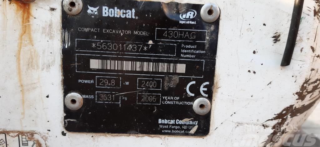 Bobcat 430 HAG Mini bageri <7t