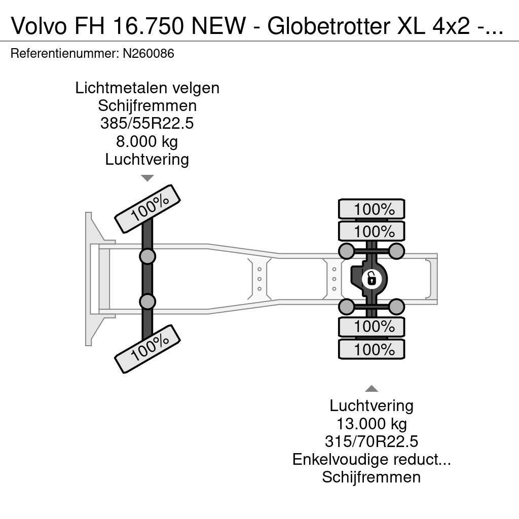 Volvo FH 16.750 NEW - Globetrotter XL 4x2 - Full spec - Traktorske jedinice