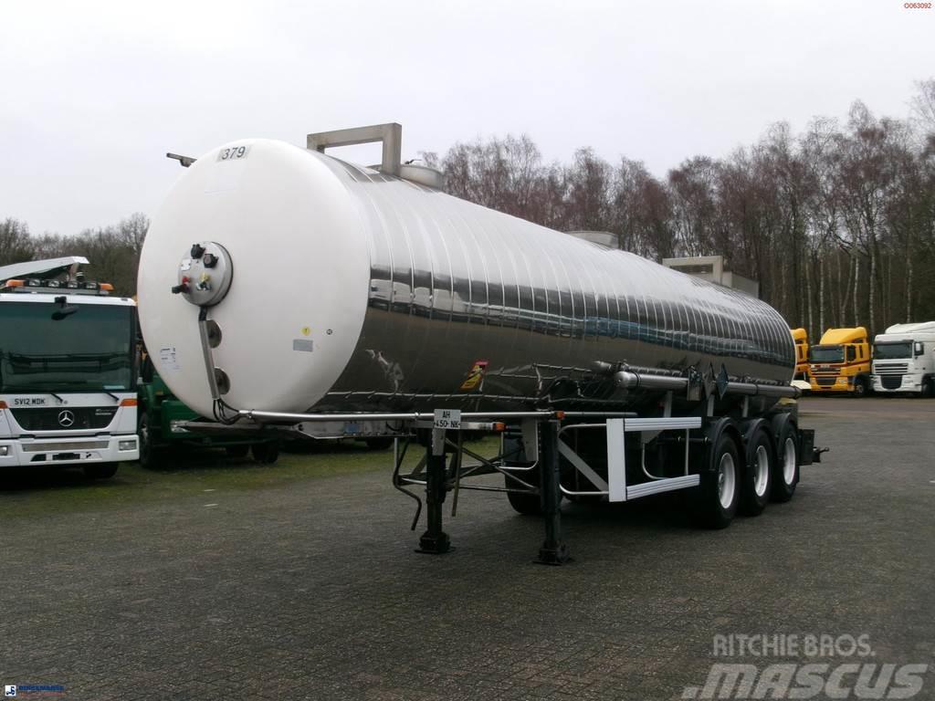 Maisonneuve Chemical tank inox 22.3 m3 / 1 comp Tanker poluprikolice