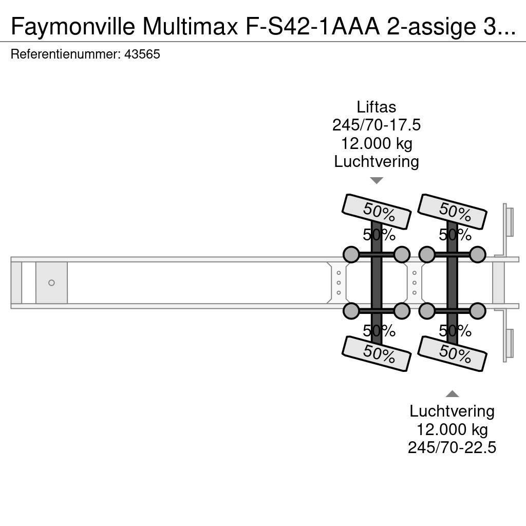 Faymonville Multimax F-S42-1AAA 2-assige 3,90 meter Extandable Nisko-utovarne poluprikolice