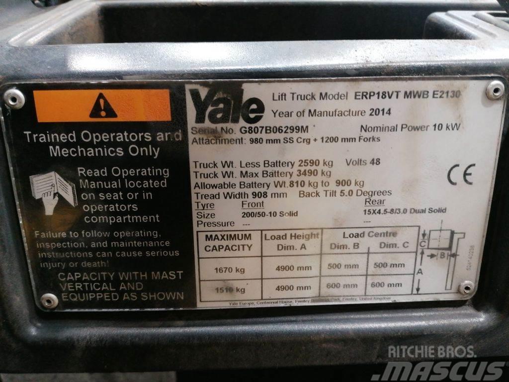 Yale ERP18VT Električni viličari