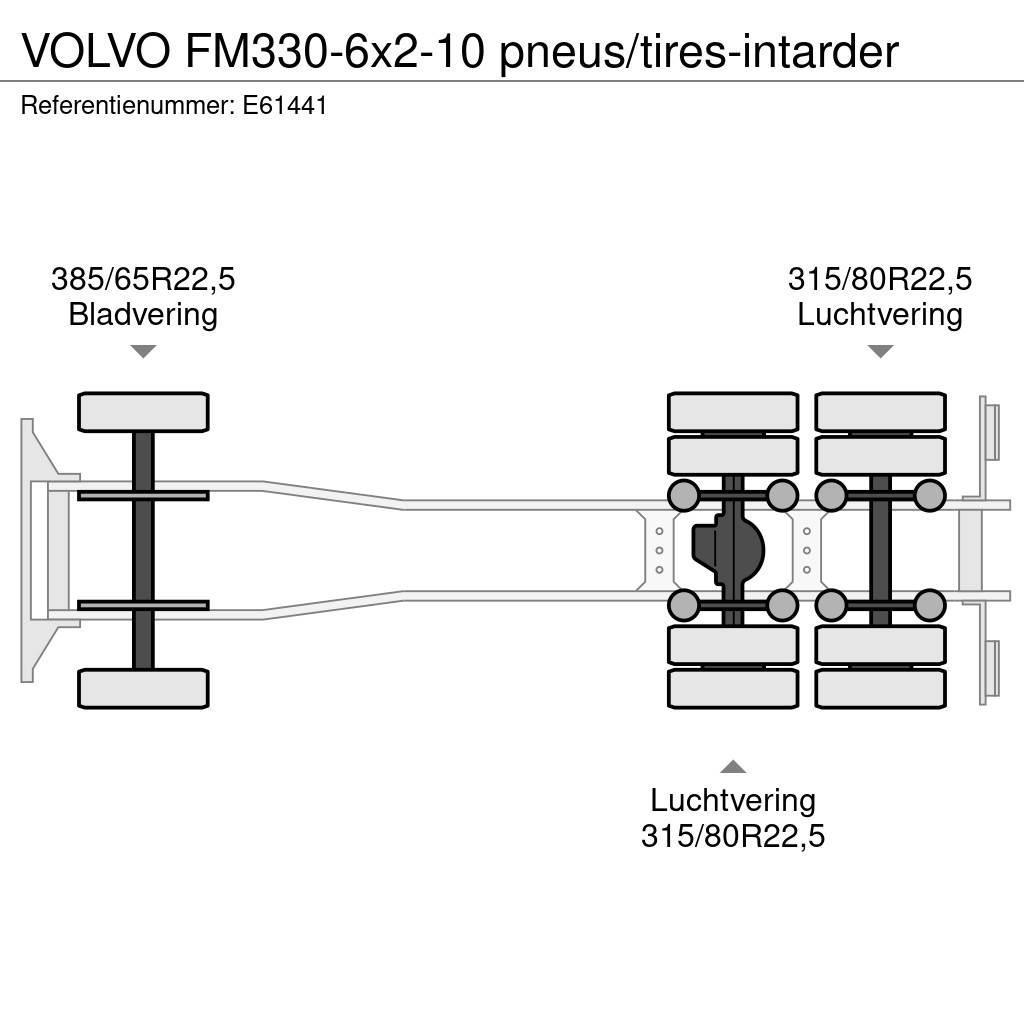 Volvo FM330-6x2-10 pneus/tires-intarder Kamioni sa ceradom