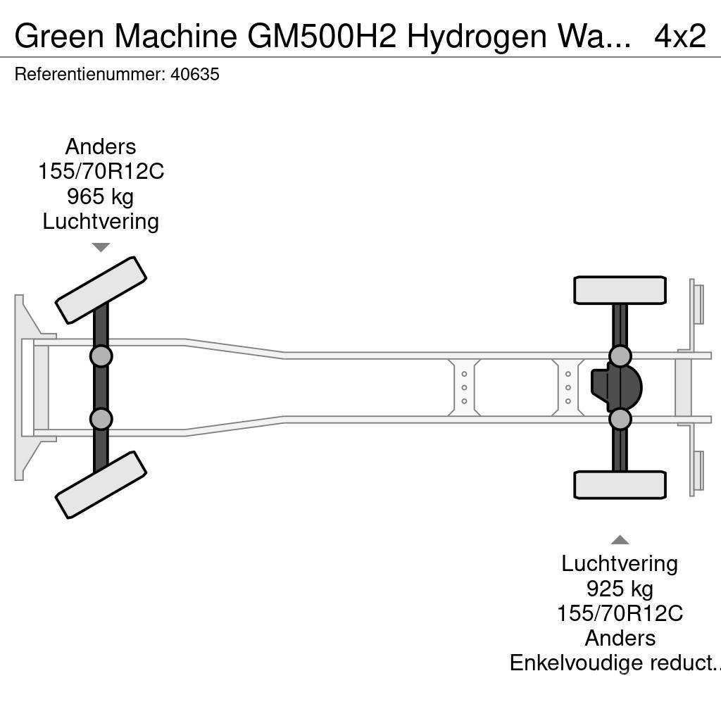 Green Machines GM500H2 Hydrogen Waterstof Sweeper Kamioni za čišćenje ulica