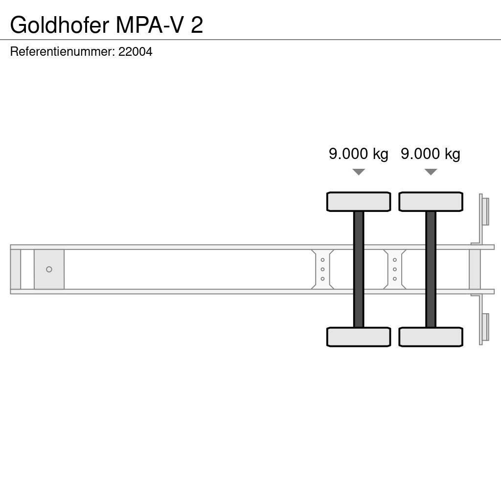 Goldhofer MPA-V 2 Nisko-utovarne poluprikolice