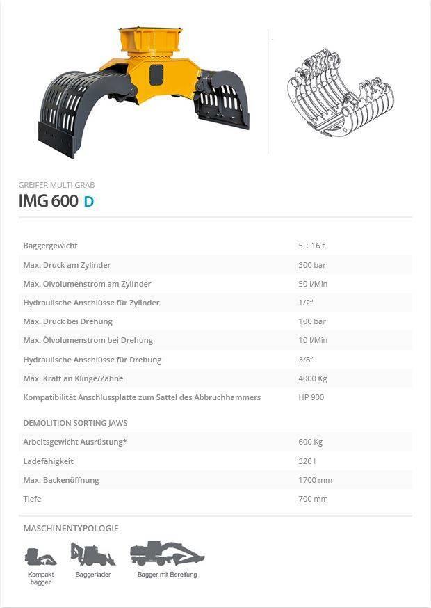 Indeco IMG 600 Grabilice