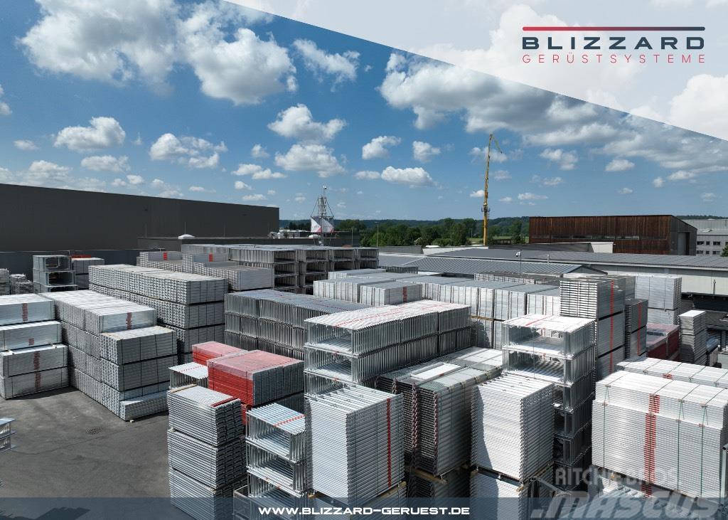 Blizzard S70 163,45 m² neues Blizzard Stahlgerüst + Durchst Oprema za skele
