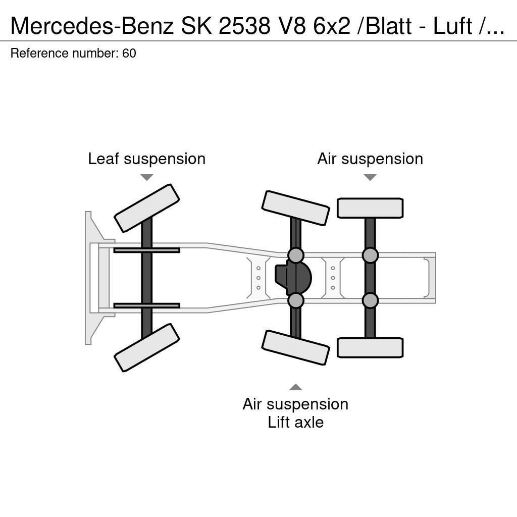 Mercedes-Benz SK 2538 V8 6x2 /Blatt - Luft / Lenk / Liftachse Traktorske jedinice